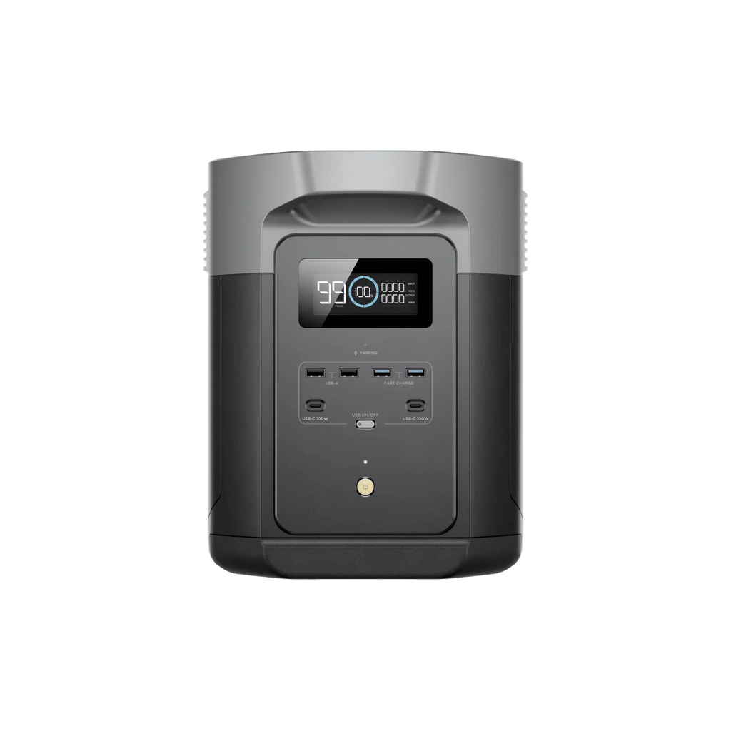 EcoFlow DELTA 2 Max 2048Wh 2400W LiFePO4 Solar Generator
