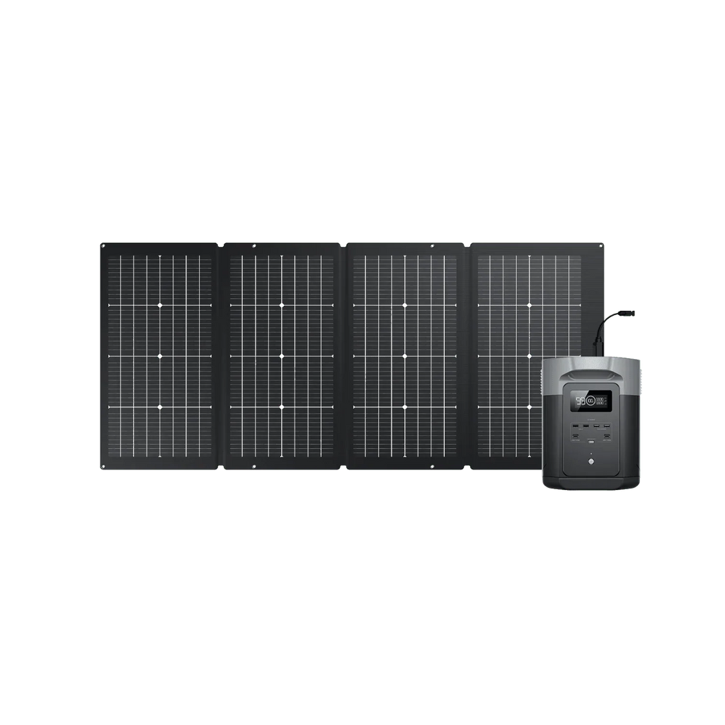 EcoFlow DELTA 2 Max + 220W Portable Solar Panel