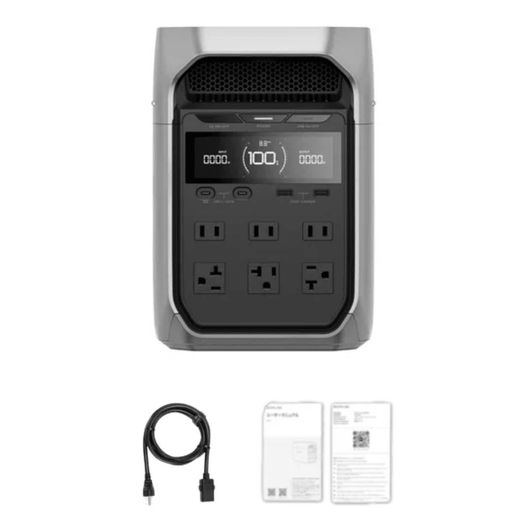 EcoFlow DELTA 3 Plus 1024Wh 1800W Solar Generator & Kits - Off Grid Stores