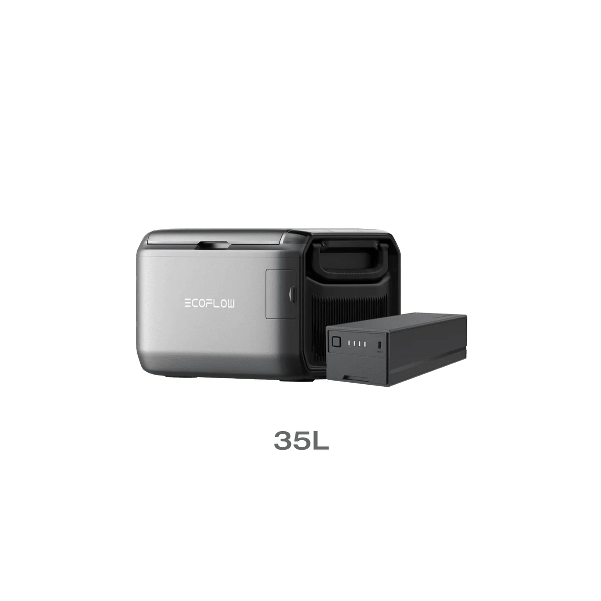 EcoFlow GLACIER 35L Classic Portable Fridge Freezer With Plug-in Battery