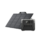 EcoFlow RIVER 2 Pro Solar Generator + 220W Bifacial Portable Solar Panel
