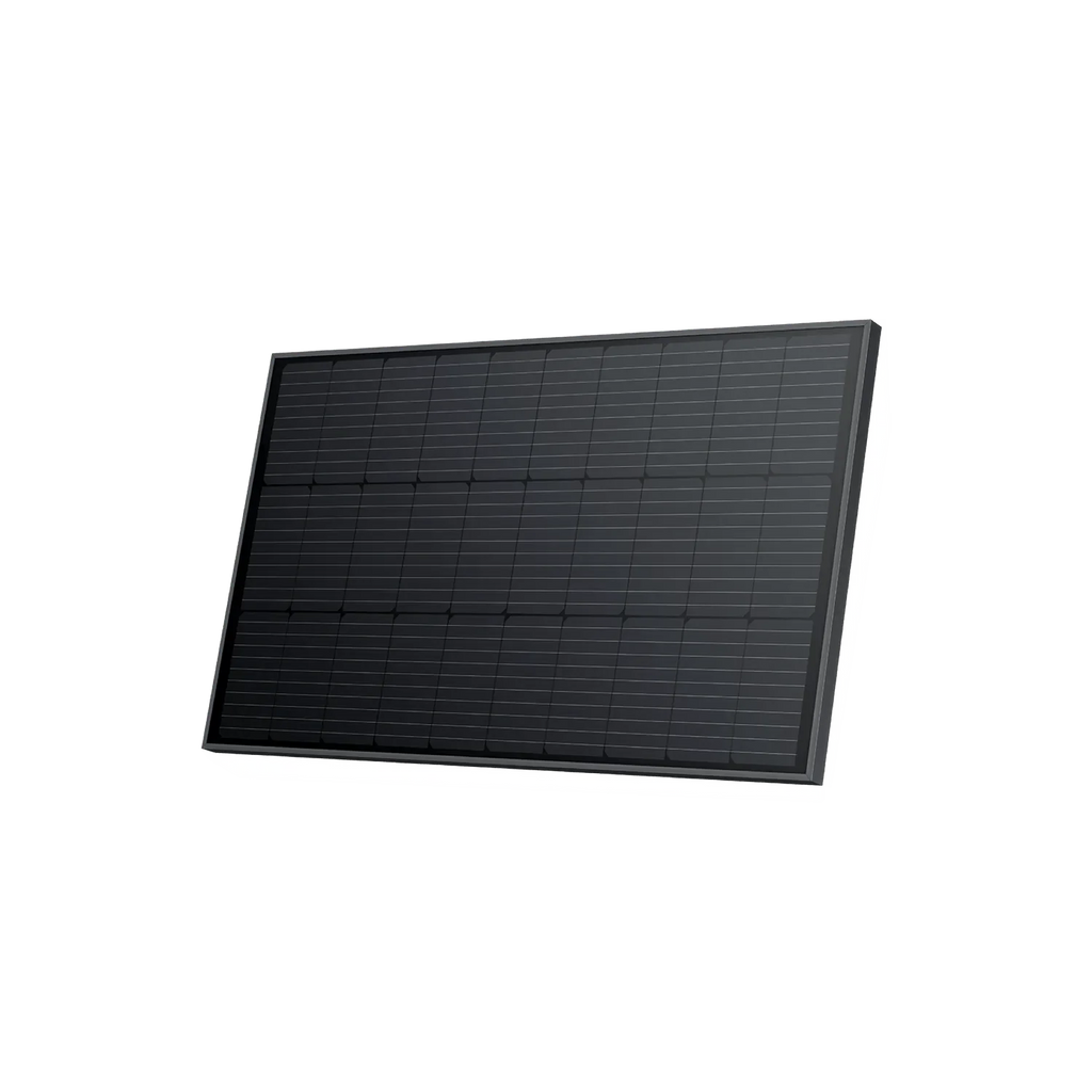 2 x EcoFlow 100W Rigid Solar Panels + 2 x Rigid Solar Panel Mounting Feet