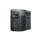 EcoFlow Delta 2 Max With Extra Battery 4096Wh 2400W LiFePO4 Solar Generator + 200W Rigid Monocrystalline Solar Panels Kit