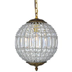 Open Box - Elegant Lighting 1205D12FG/RC Olivia 12" Wide Single Light Pendant from the Urban Classics Collection