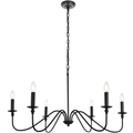 Open Box - Elegant Lighting LD5006D36MB - Chandeliers Indoor Lighting