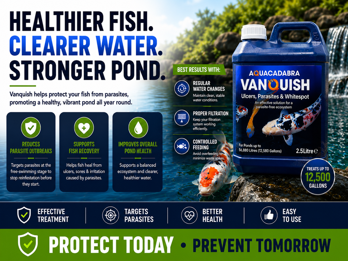 Aquacadabra Vanquish Ulcer Parasite & Whitespot