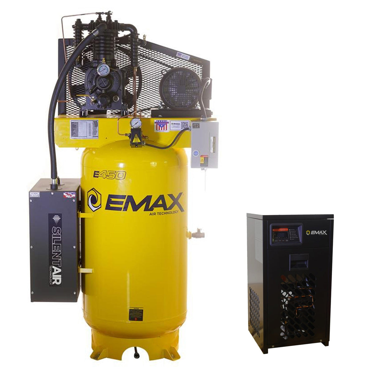 EMAX 5 HP 80-Gallon Two-Stage Air Compressor ESP05V080I3PK-460