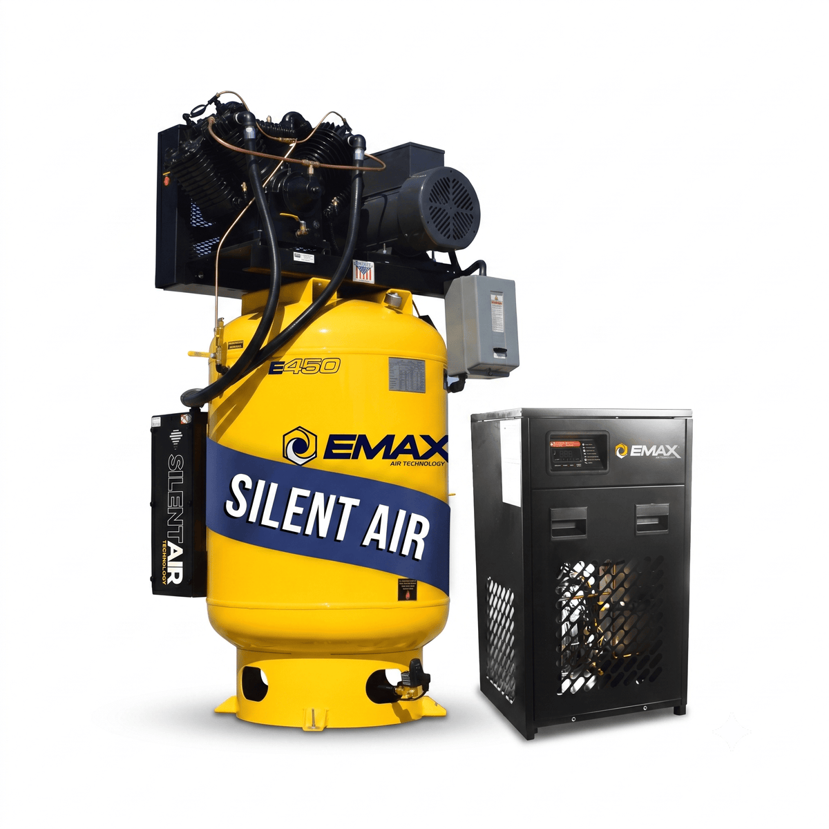EMAX 7.5 HP 120-Gallon Two-Stage Air Compressor ESP07V120V3PK-208