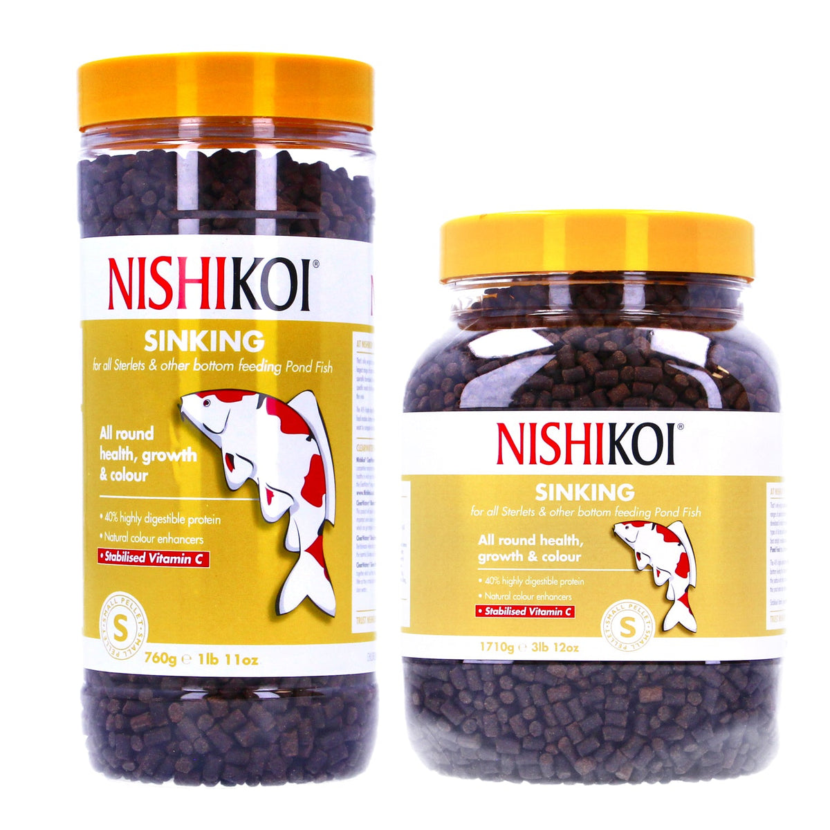 Nishikoi Protein Sinking Pellets for Pond Fish