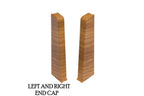 PVC Skirting Board Cable Cover 75 MM x 2500 MM Length Flexible Edge Wood Effect Profile Hi Line