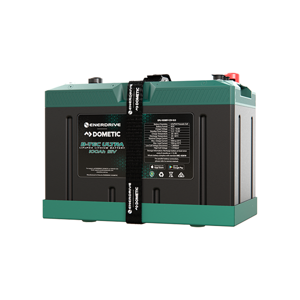 Enerdrive 12V 100Ah B-TEC Ultra IP67 Waterproof Lithium Battery