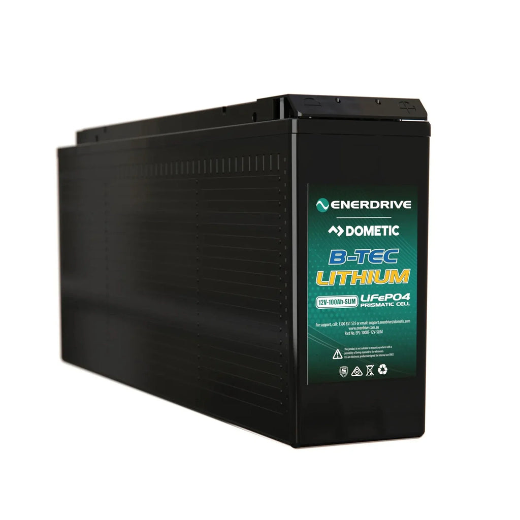 Enerdrive 12V 100AH B-TEC Slim Case Lithium Battery