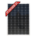 Enerdrive 24V 100W Black Frame Monocrystalline Fixed Solar Panel