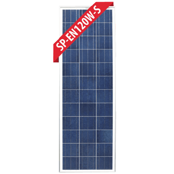 Enerdrive 120W Silver Frame Polycrystalline Fixed Solar Panel