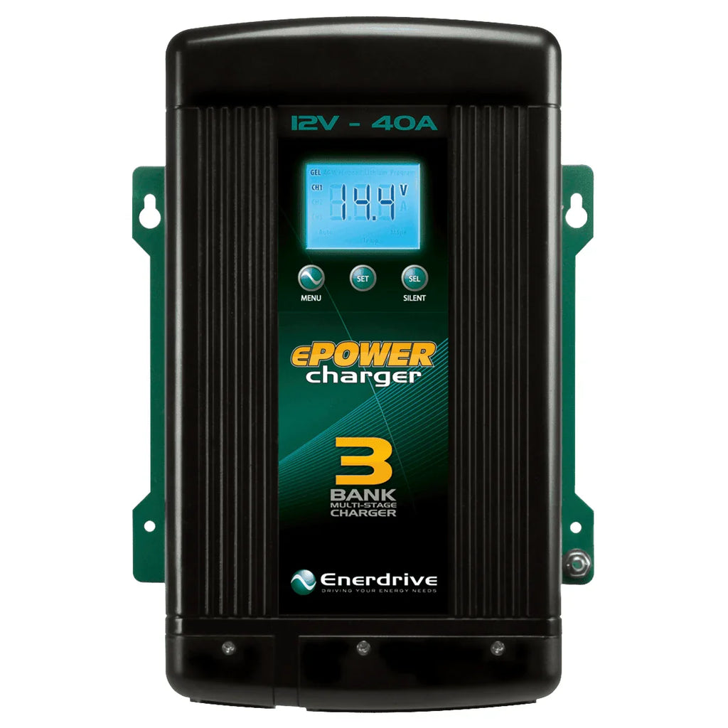 Enerdrive 12V 40A Multi-Bank ePower Battery Charger