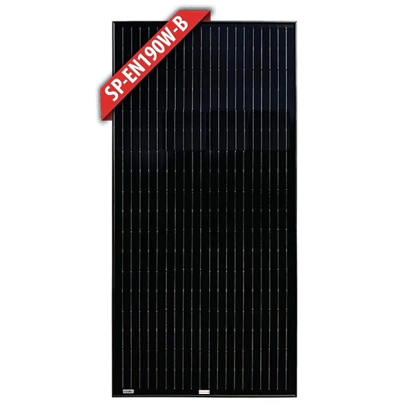 Enerdrive 190W Black Frame Monocrystalline Fixed Solar Panel