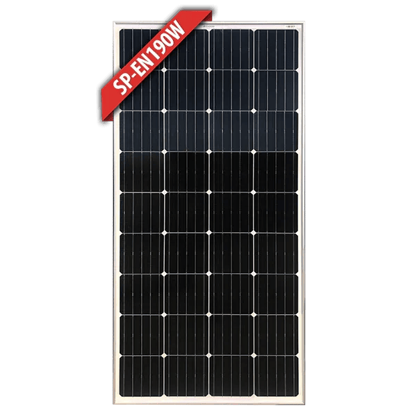 Enerdrive 190W Silver Frame Monocrystalline Fixed Solar Panel