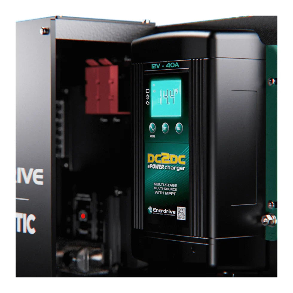 Enerdrive Left-Hand 40DC + Simarine SCQ50 Explorer Canopy Power System
