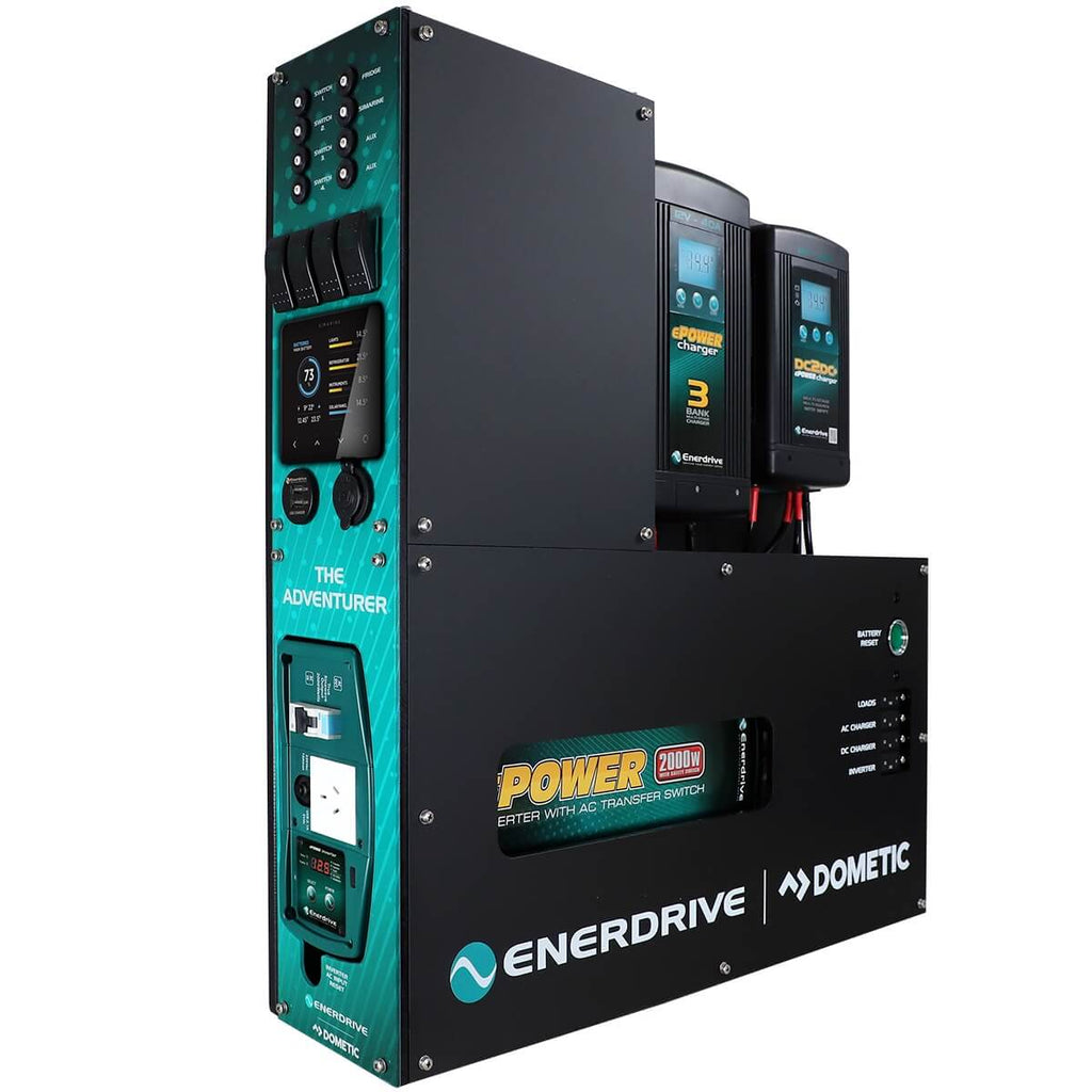 Enerdrive Left-hand 40AC 40DC 2000X + Simarine SCQ50 Adventurer Canopy Power System