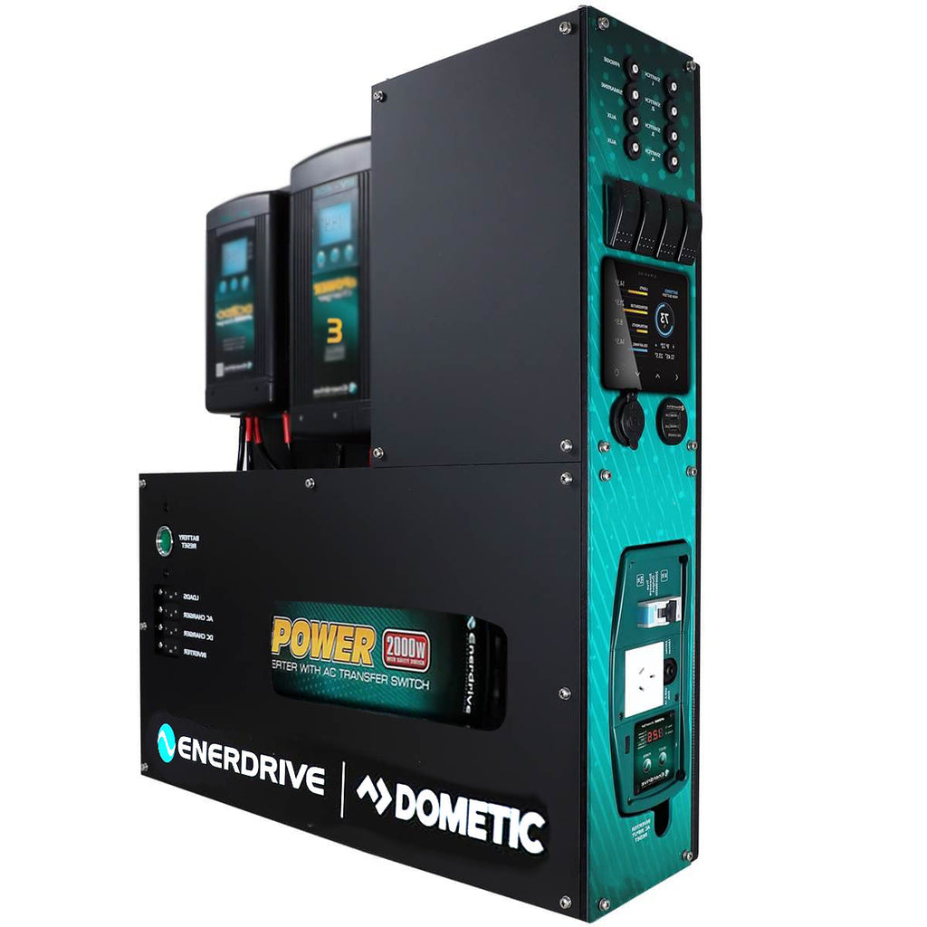 Enerdrive Adventurer System Right w/ 40AC DC40 2000X Simarine SCQ50