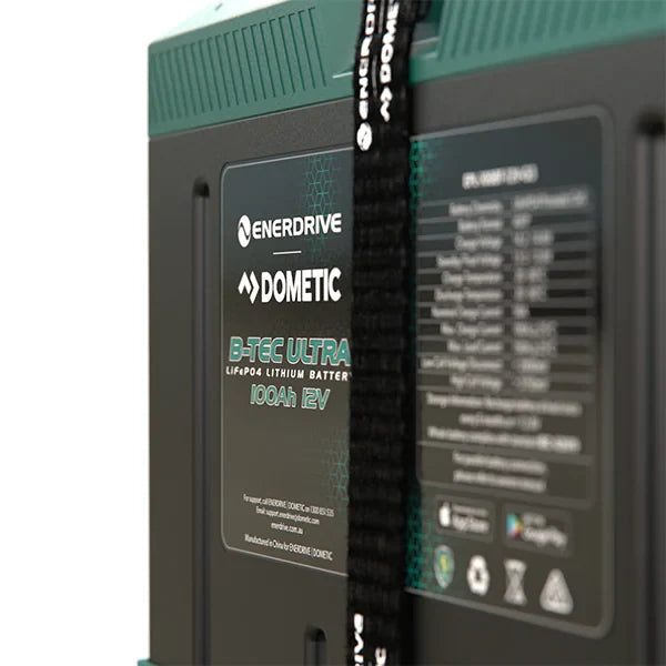 Enerdrive 12V 100Ah B-TEC Ultra IP67 Waterproof Lithium Battery