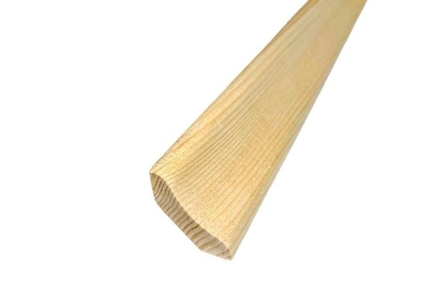 Pine Wood Scotia Beading 25x25 MM & 30x30 MM x 1 M & 2.4 M Length Smooth & Grooved Trim Moulding Strip