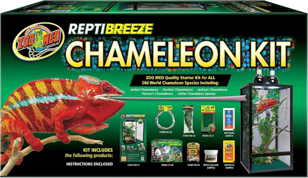 Zoo Med ReptiBreeze Chameleon Starter Kit (16" x 16" x 30")