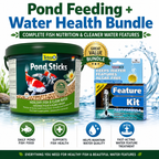 Tetra Pond Food Sticks 1200g + Nishikoi Feature Kit 16 Tablets Bundle