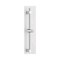 VeeBath Round Shower Riser Rail with Adjustable Handset Holder - Chrome