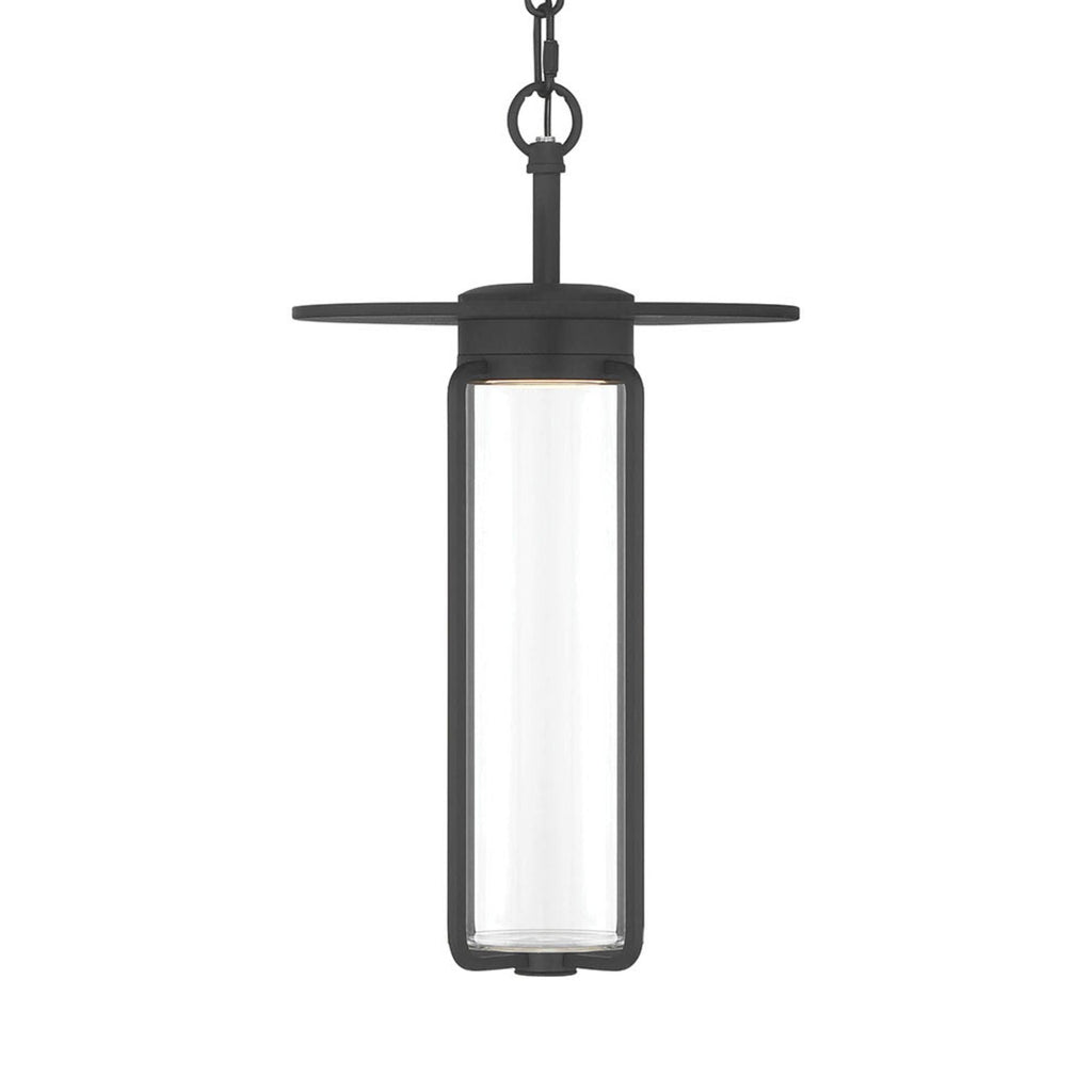 Eurofase Florin 15" Outdoor Hanging Light, Sand Black, Integrated LED