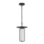 Eurofase Florin 15" Outdoor Hanging Light, Sand Black, Integrated LED