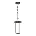 Eurofase Florin 15" Outdoor Hanging Light, Sand Black, Integrated LED