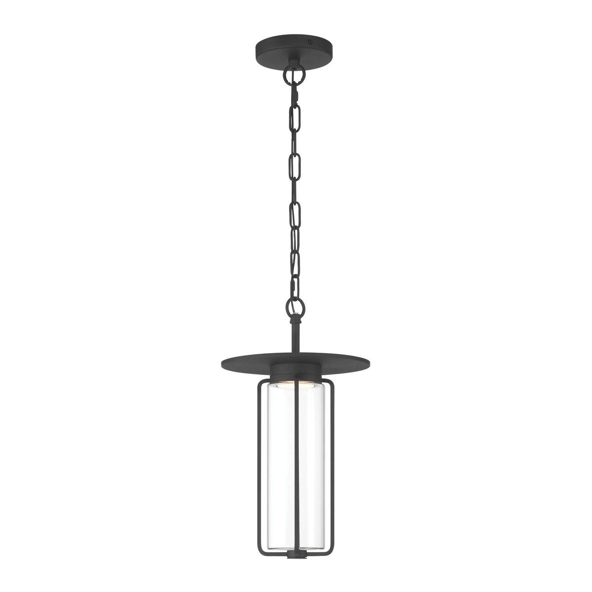 Eurofase Florin 15" Outdoor Hanging Light, Sand Black, Integrated LED