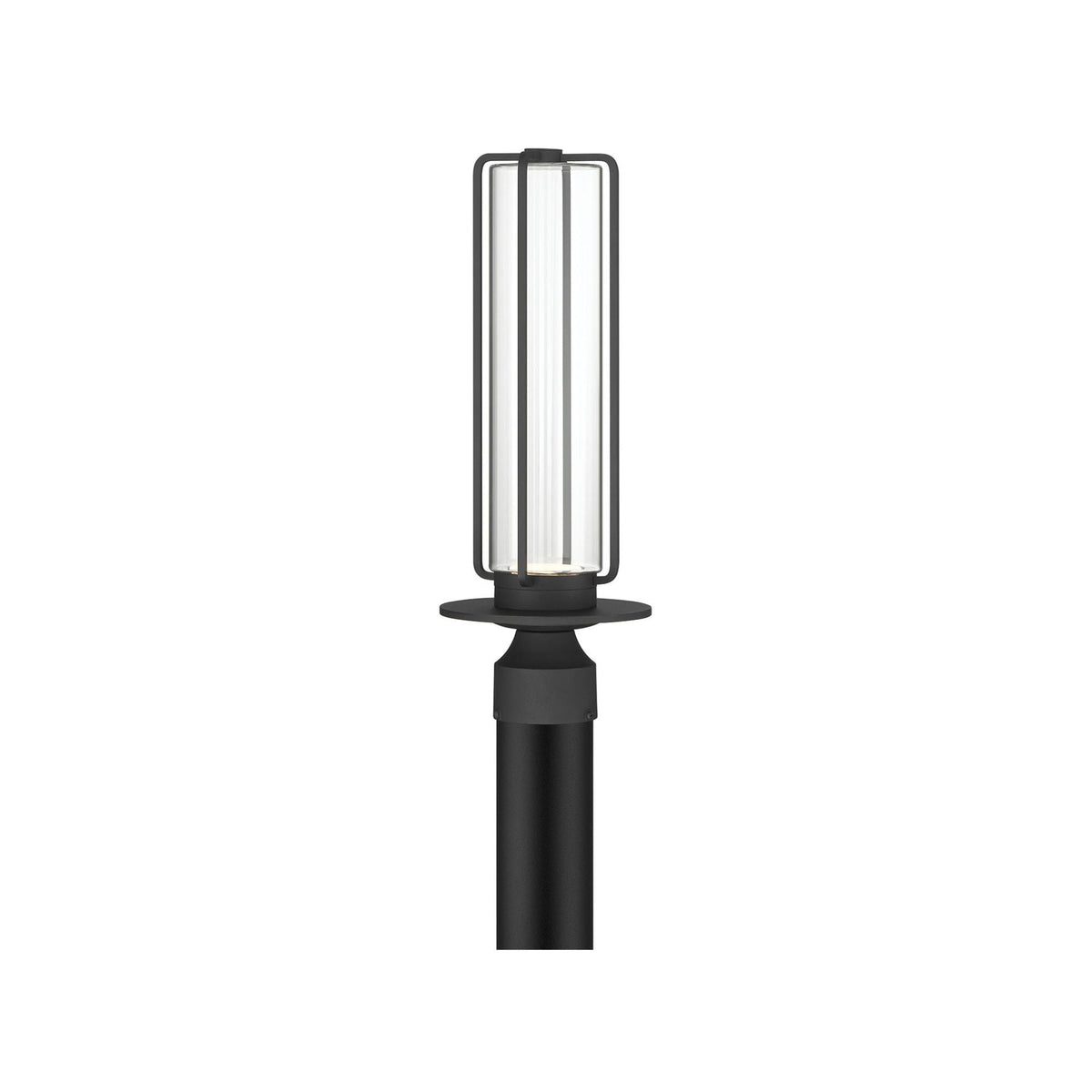 Eurofase Florin 16.25 in. Outdoor Post Light, Sand Black, Integrated LED