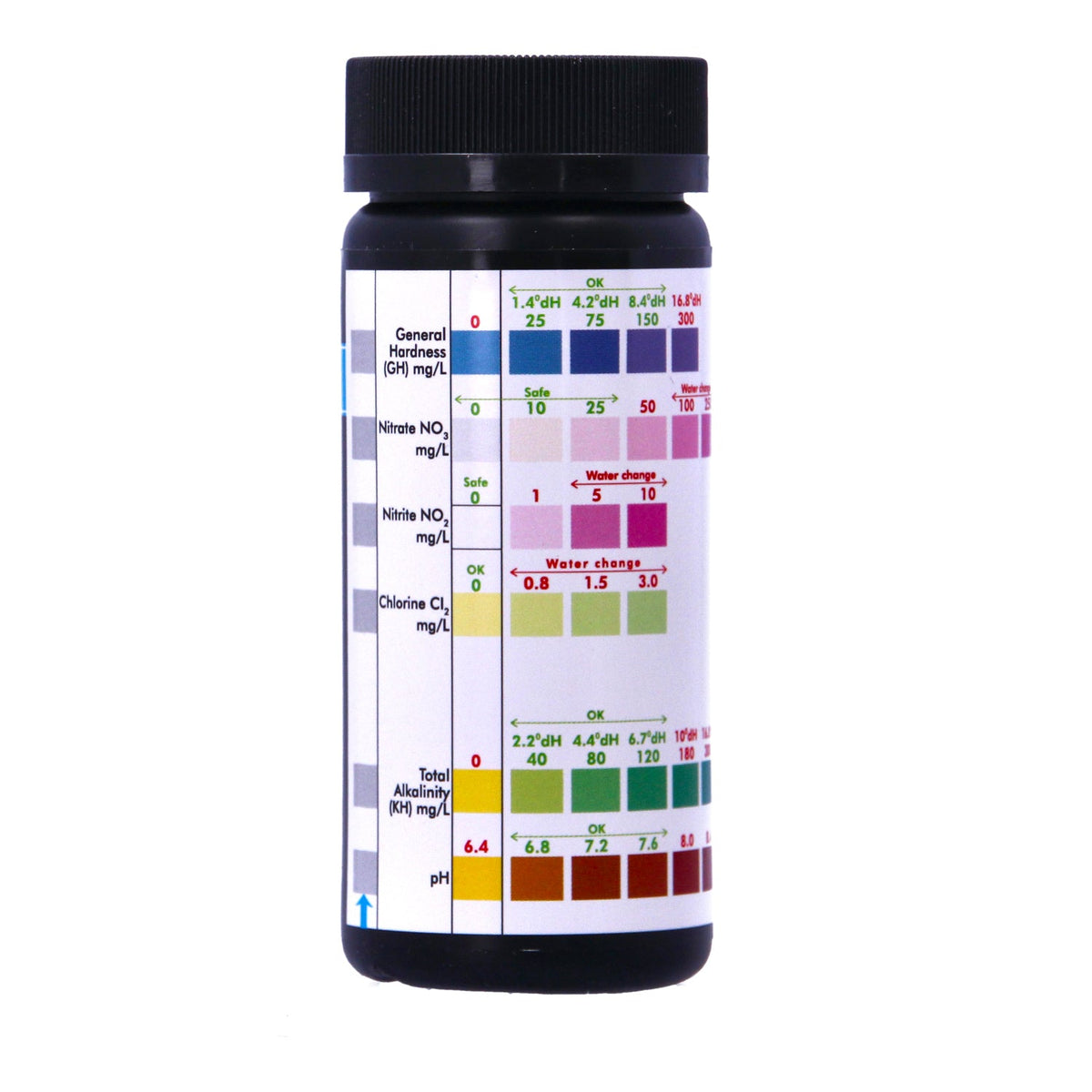Aquadip 6-in-1 Pond & Aquarium Water Test Strips - 50 Pack