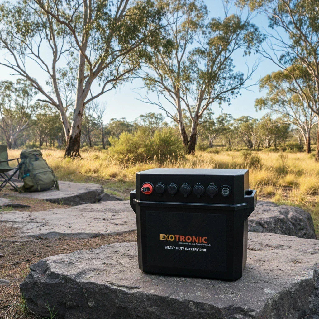 Exotronic 180Ah Pre-wired Orion XS + SmartSolar + SmartShunt Lithium Battery Box