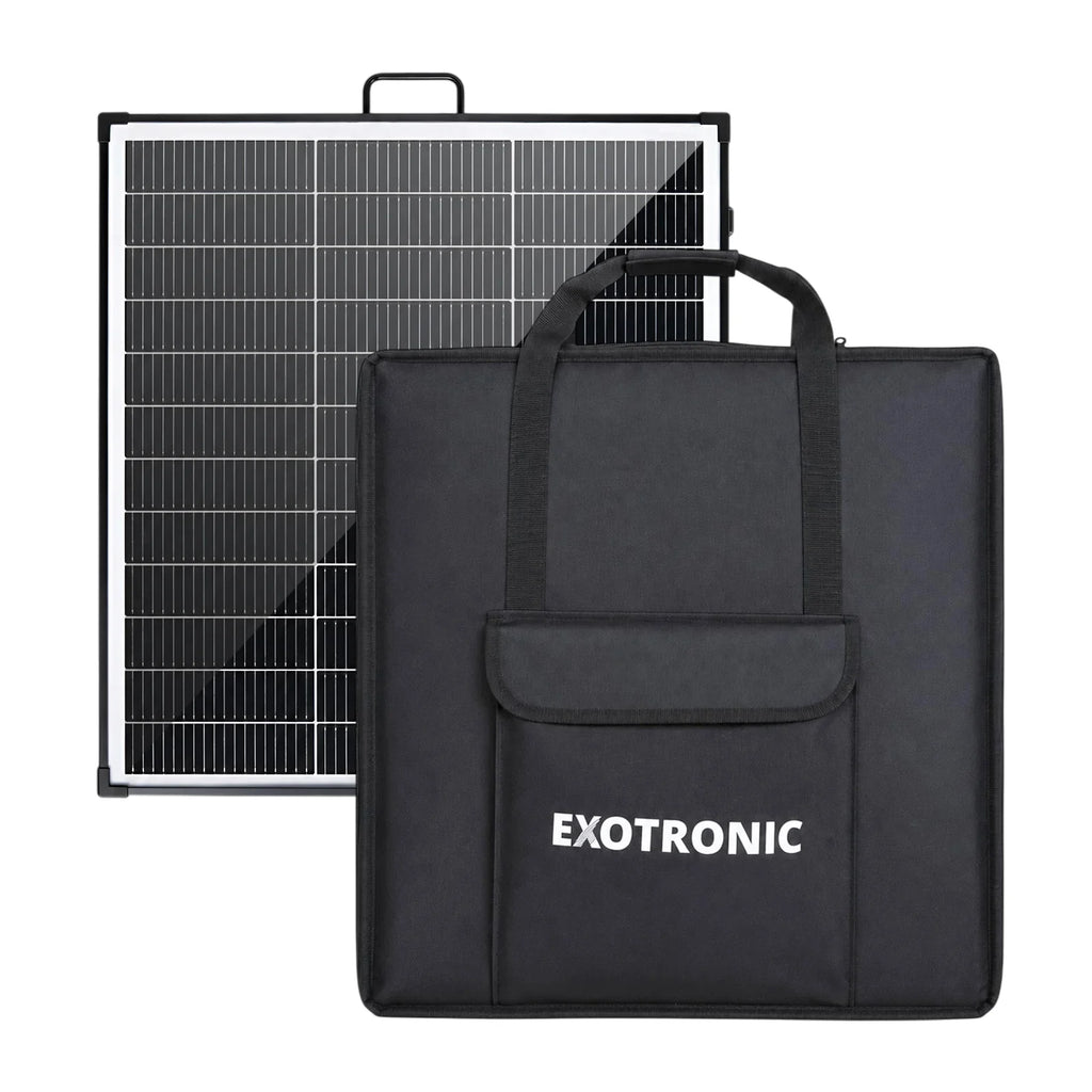Exotronic 200W Fusion Portable Folding Solar Panel - No Controller