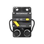 Exotronic 40A Surface Mount Waterproof DC Circuit Breaker - Side by Side