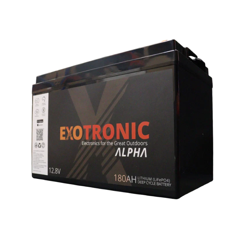 Exotronic 180Ah Pre-wired Orion XS + SmartSolar + SmartShunt Lithium Battery Box