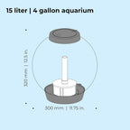 biOrb Classic 15 Acrylic Aquarium Silver