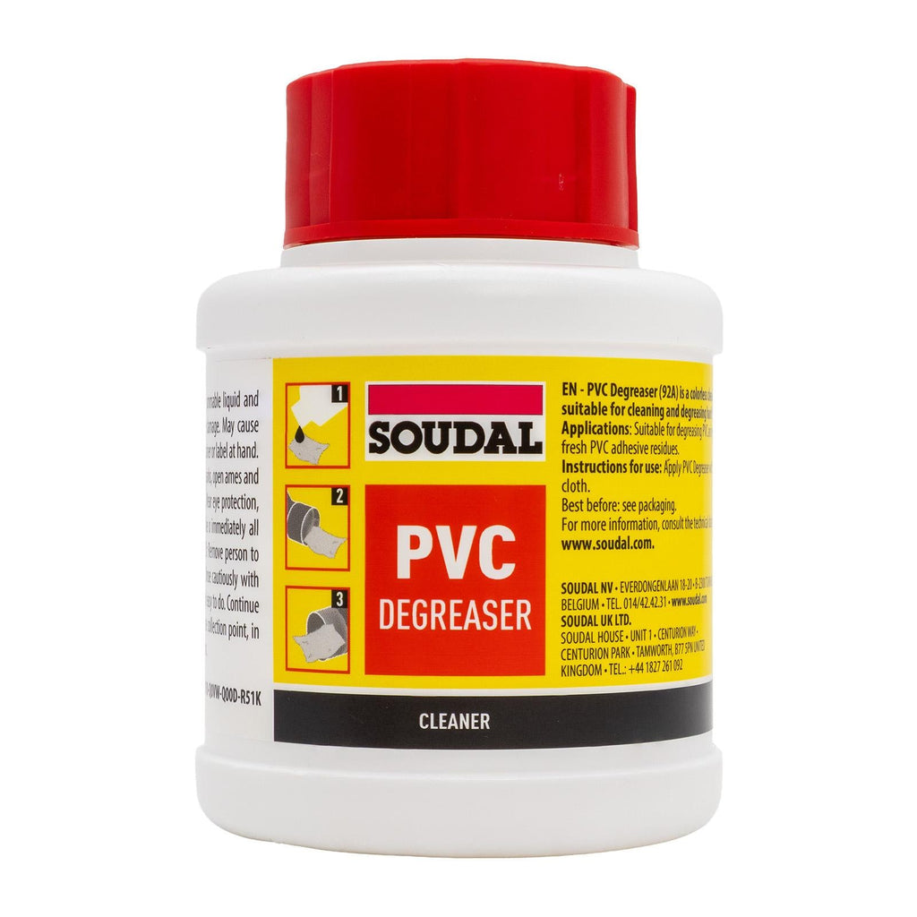 Soudal PVC Degreaser Adhesive Cleaner (250ml)