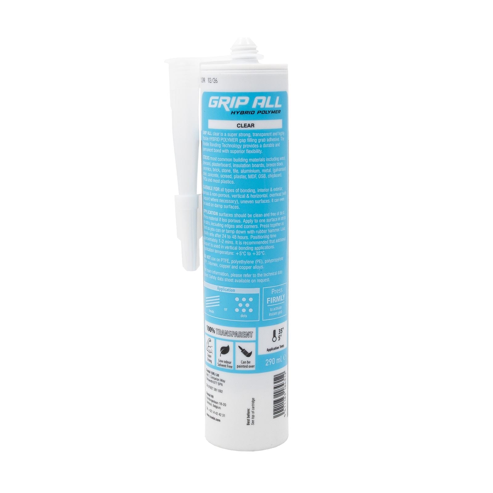 Soudal Grip ALL Hybrid Polymer Adhesive