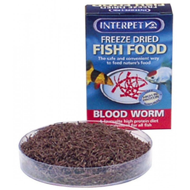 Interpet Pathogen-Free Freeze Dried Blood Worms