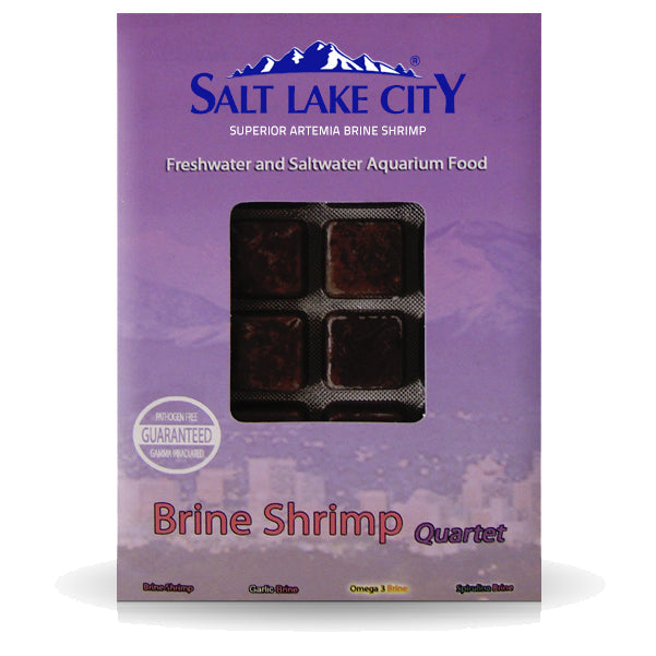 BCUK Frozen Brine Shrimp Quartet with Enriched Varieties