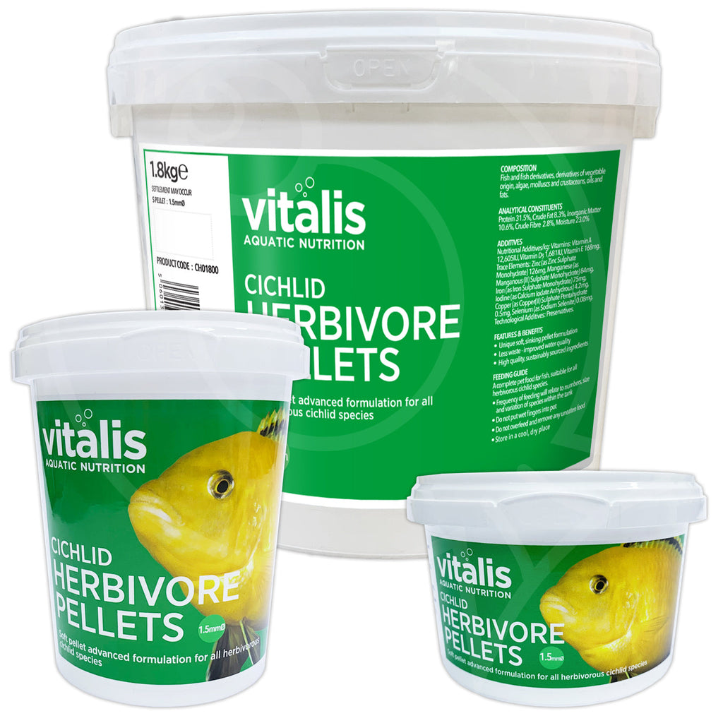 Vitalis Herbivore Cichlid Algae Pellets