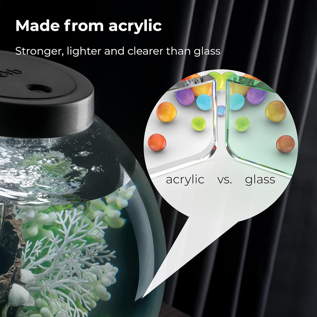 biOrb Black Classic 30 Acrylic 8-Gallon Aquarium