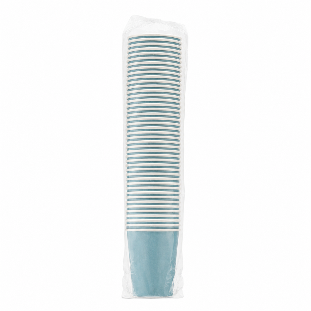 500PCS 6oz Disposable Paper Cups Assorted Colours Cold Drink Party Catering Cups