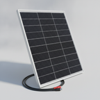 100W 12V bi-facial monocrystalline solar panel with 60cm cable