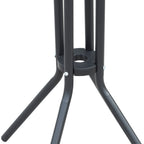 3-Piece Bar Height Outdoor Bistro Set for 2, Charcoal Gray