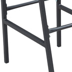 3-Piece Bar Height Outdoor Bistro Set for 2, Charcoal Gray